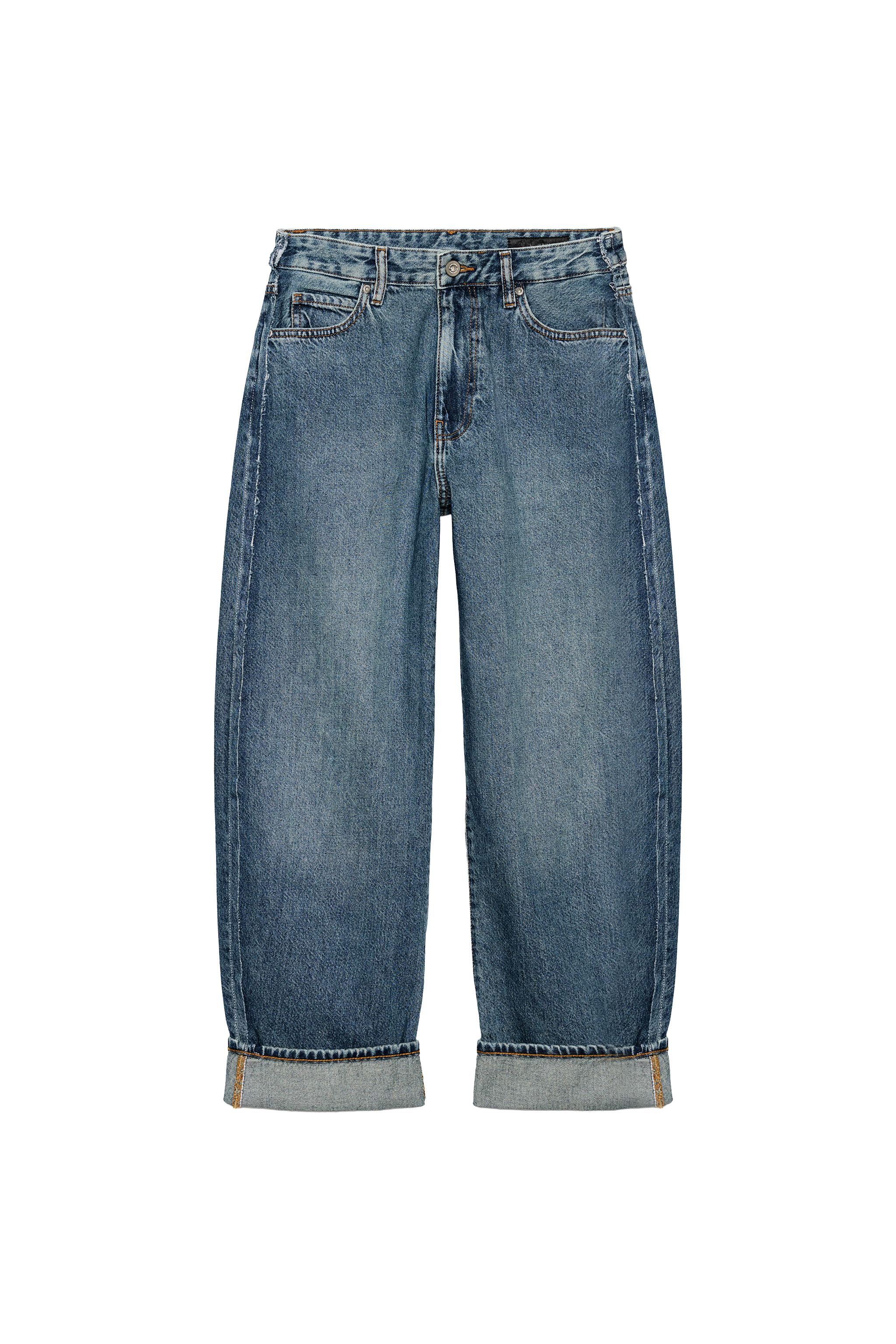JEANS ZW COLLECTION CUFFED BALLOON TIRO MEDIO