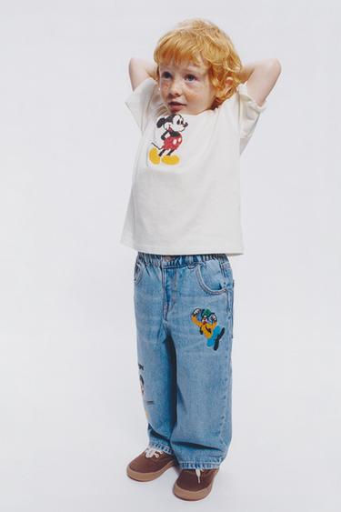 جينز باجي © DISNEY - أزرق وسط الخاص بـ Zara