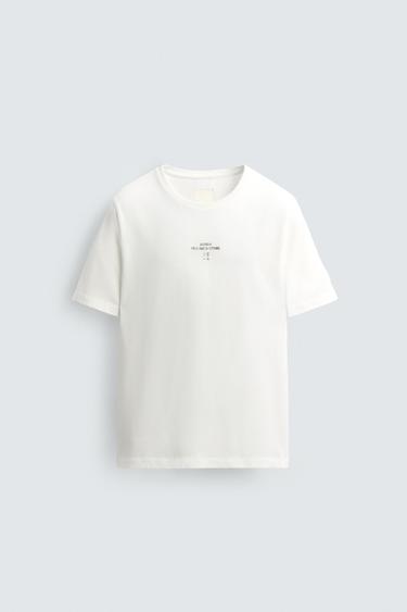 スリムフィットTシャツ X SR_AオフホワイトZaraのスリムフィットTシャツ X SR_A - オフホワイト 