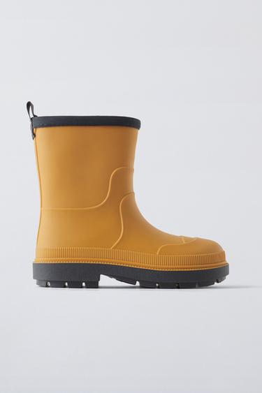 BOTA DE AGUA FORRADA - Amarillo Ocre de Zara