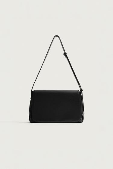 FLAP CROSSBODY BAG — Black 1