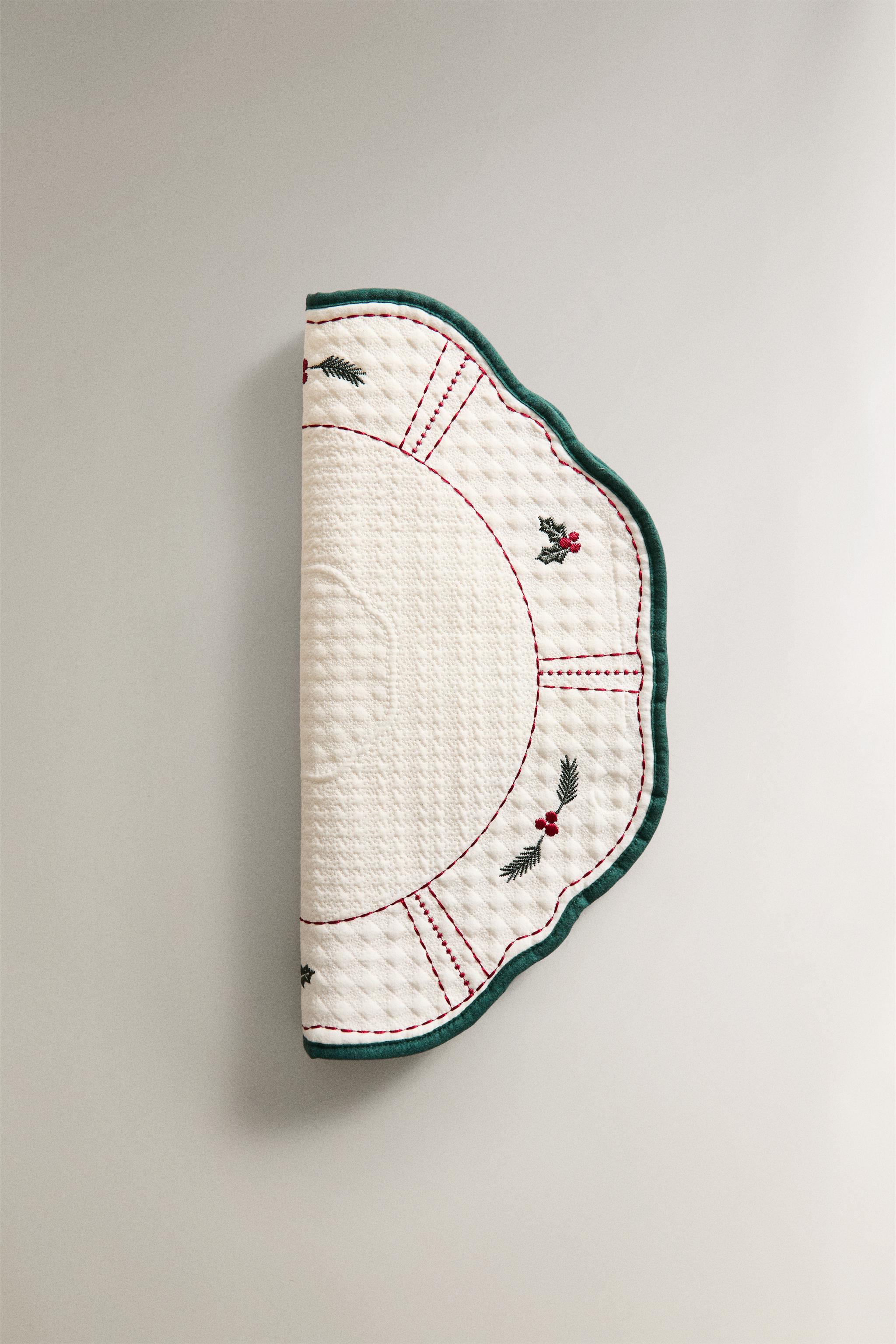 SET DE TABLE MATELASSÉ NOËL