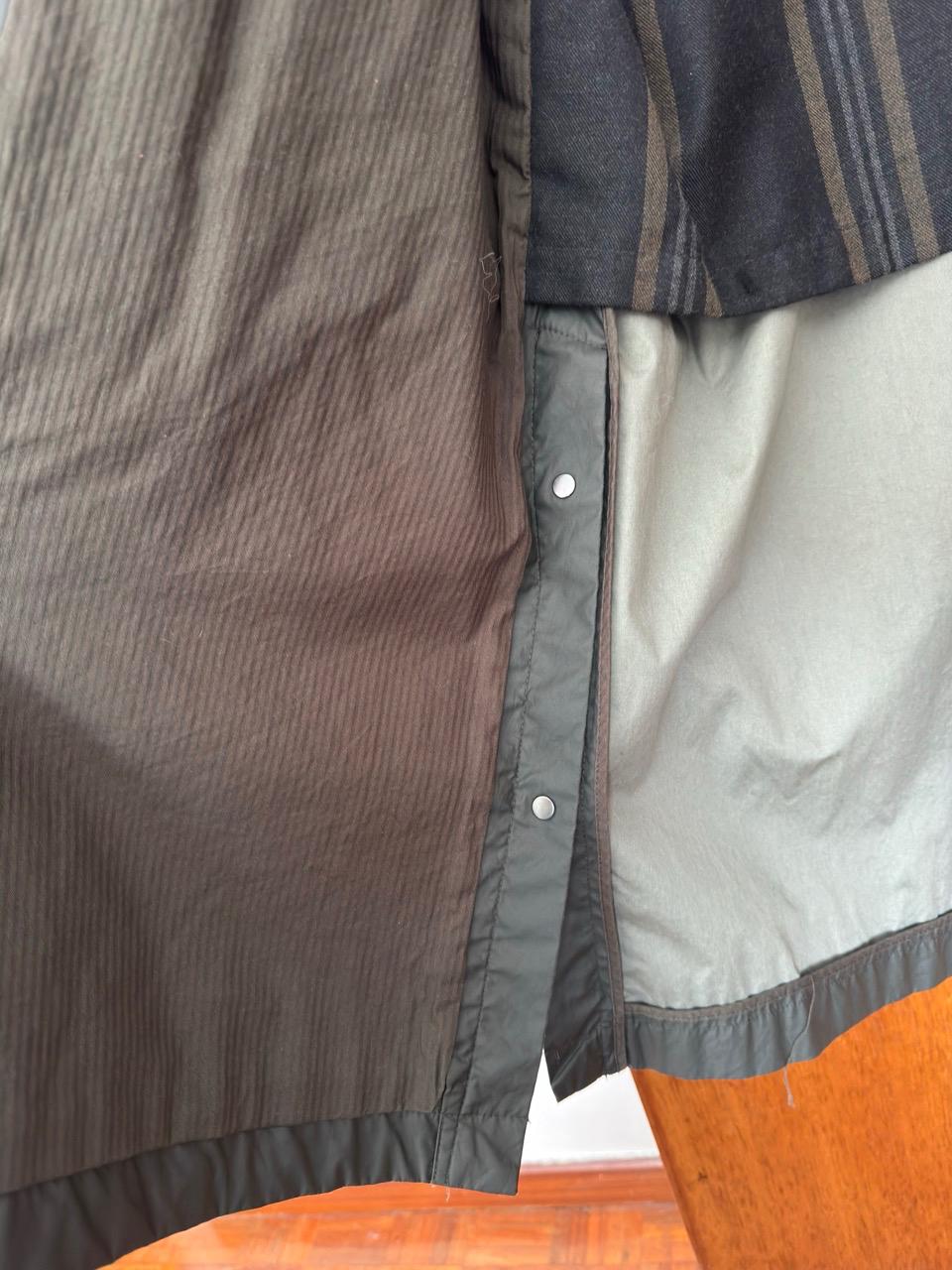 WAXED TRENCH COAT WITH CONTRAST COLLAR - Image 5