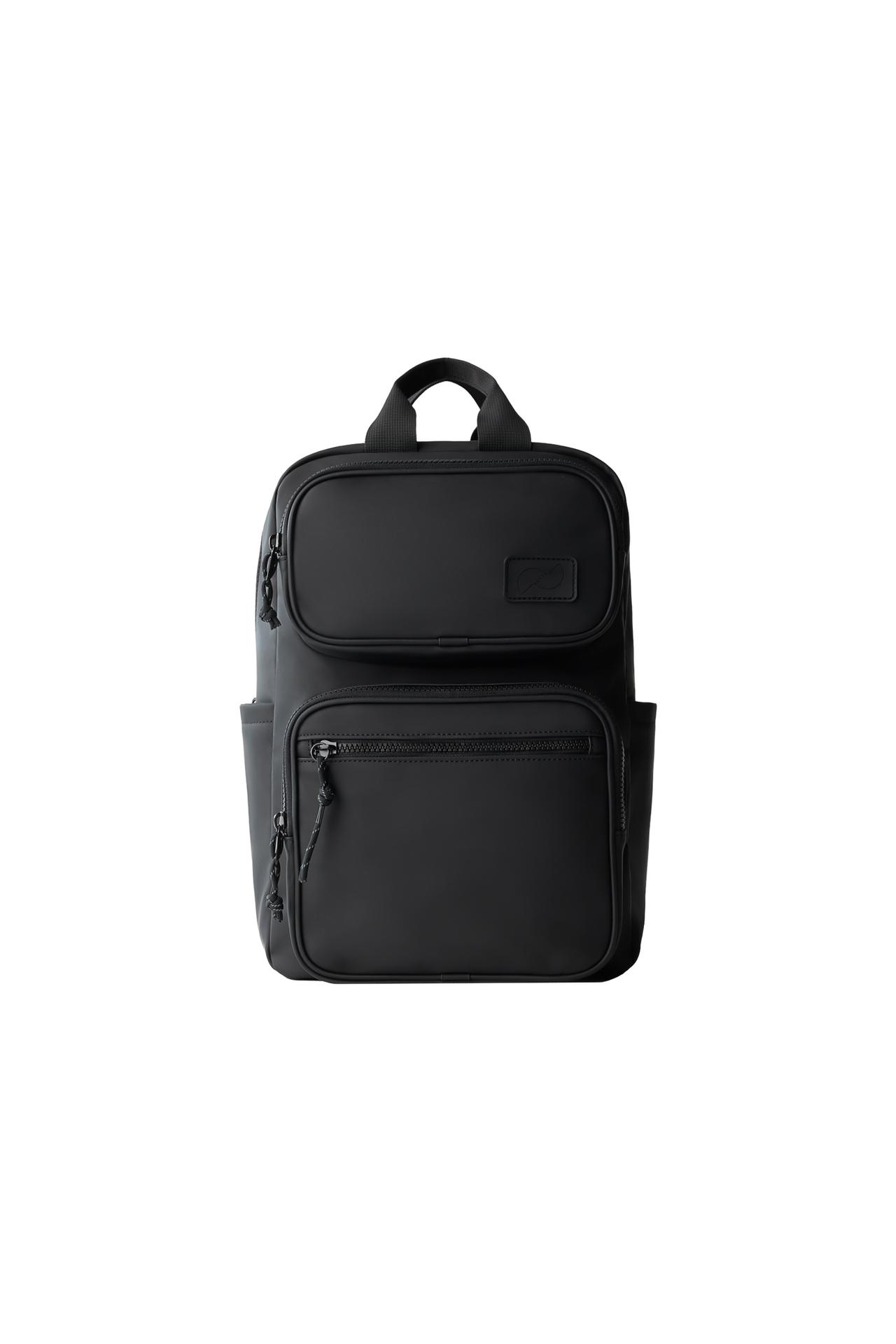 RUBBERIZED BACKPACK — Black
