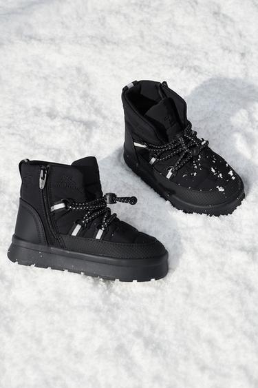 WATER-REPELLENT SNOW BOOTS - Black by Zara