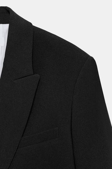 OVERSIZE DOUBLE-BREASTED BLAZER - Black by Zara - Image 10