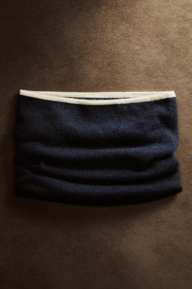 CASHMERE SNOOD - Blue by Zara - Image 5