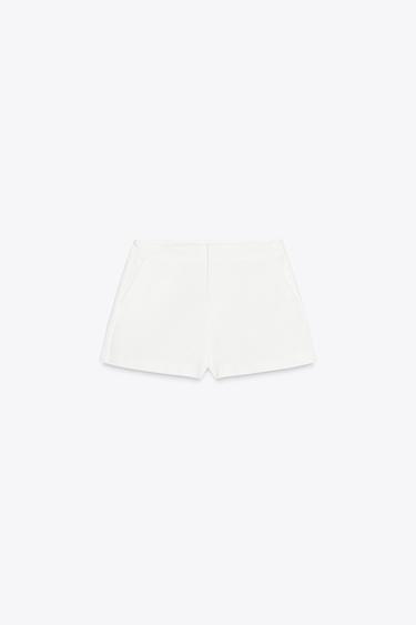 SHORT MINI - Écru de Zara - Image 4