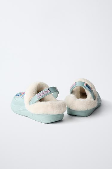 LILO & STITCH © DISNEY SHEEPSKIN CLOGS - Blue by Zara - Image 4
