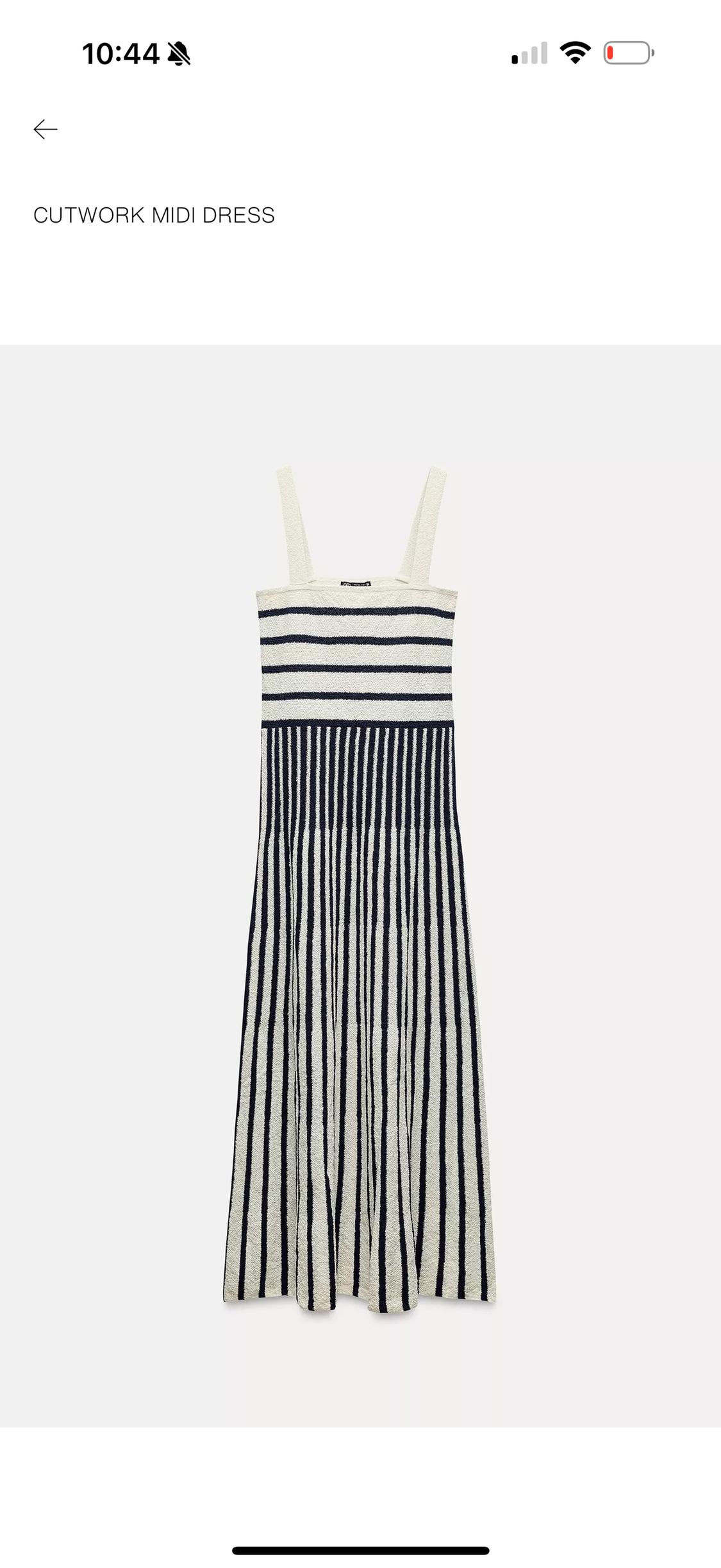 CUTWORK MIDI DRESS - Image 6
