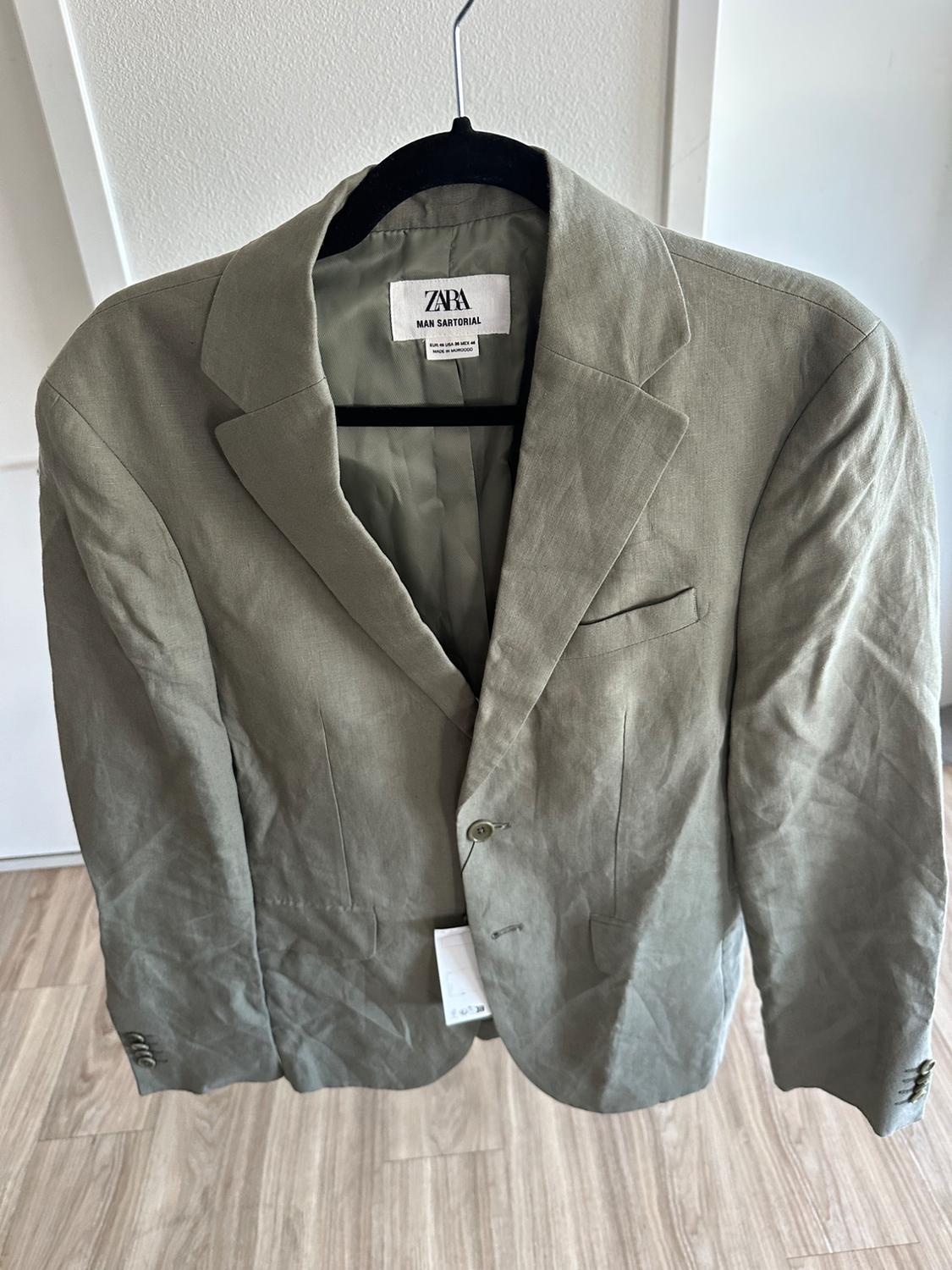 BLAZER TRAJE 100%  LINO