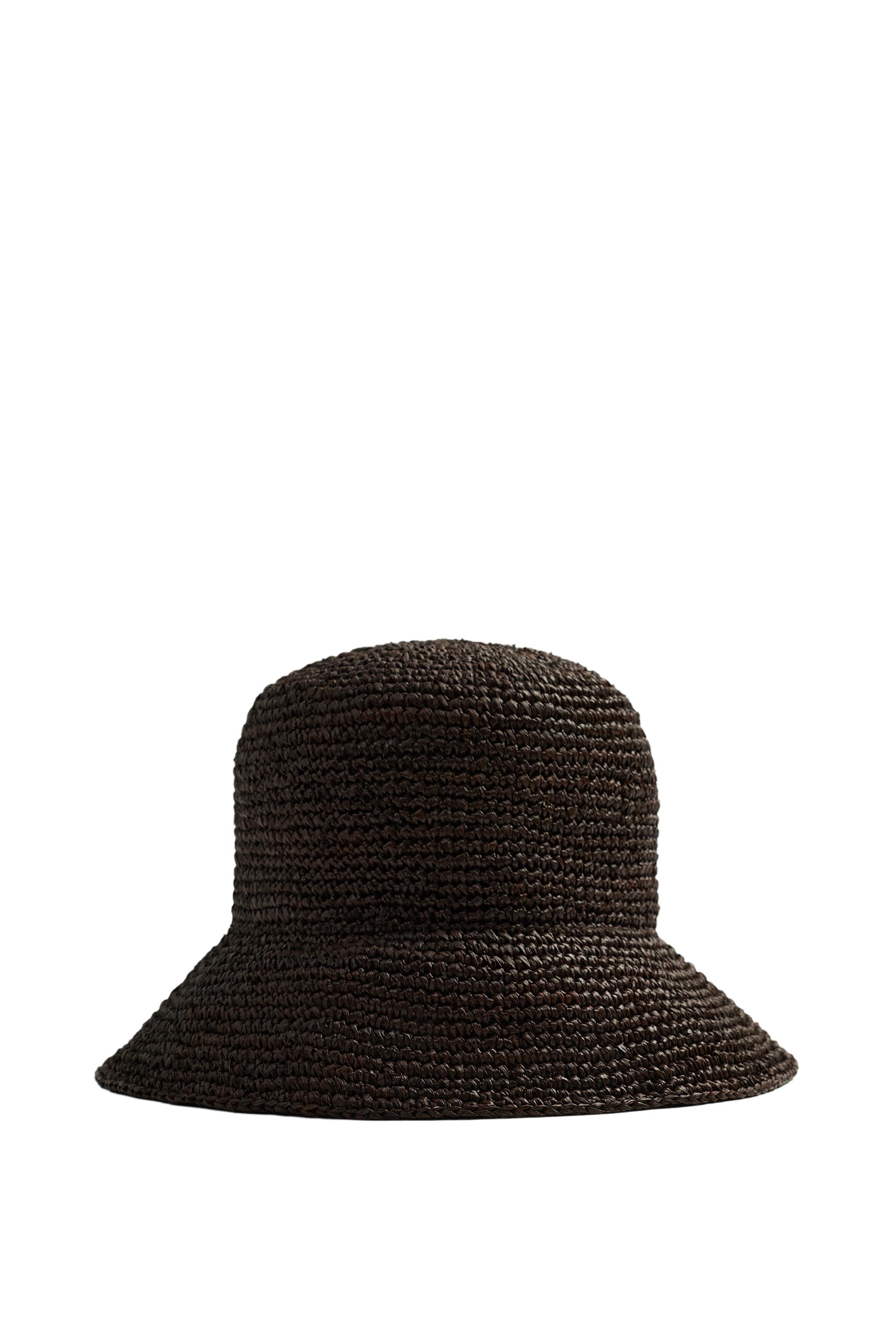 RAFFIA BUCKET HAT - Light beige | ZARA Turkey