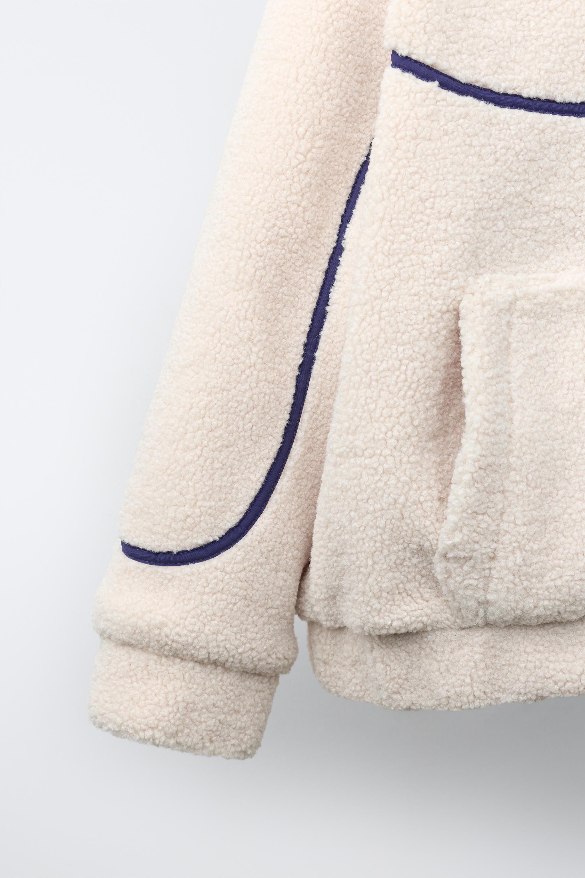 SHEARLING JACKET WITH HOODIE