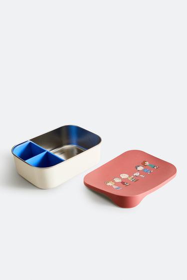CHILDREN'S SILICONE PEANUTS™ LUNCH BOX - Light yellow by Zara