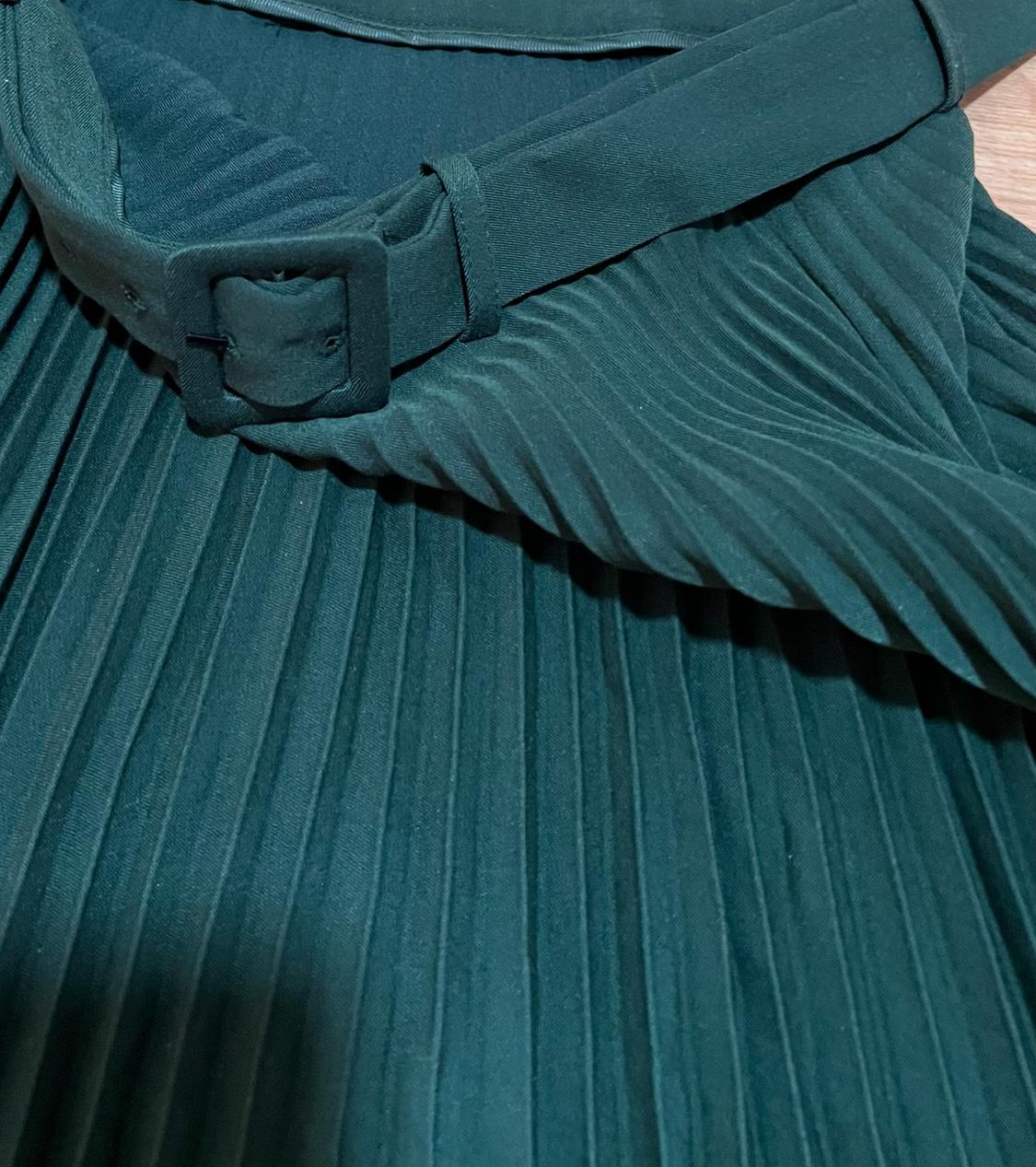 PLEATED SKIRT WITH BELT - Image 4