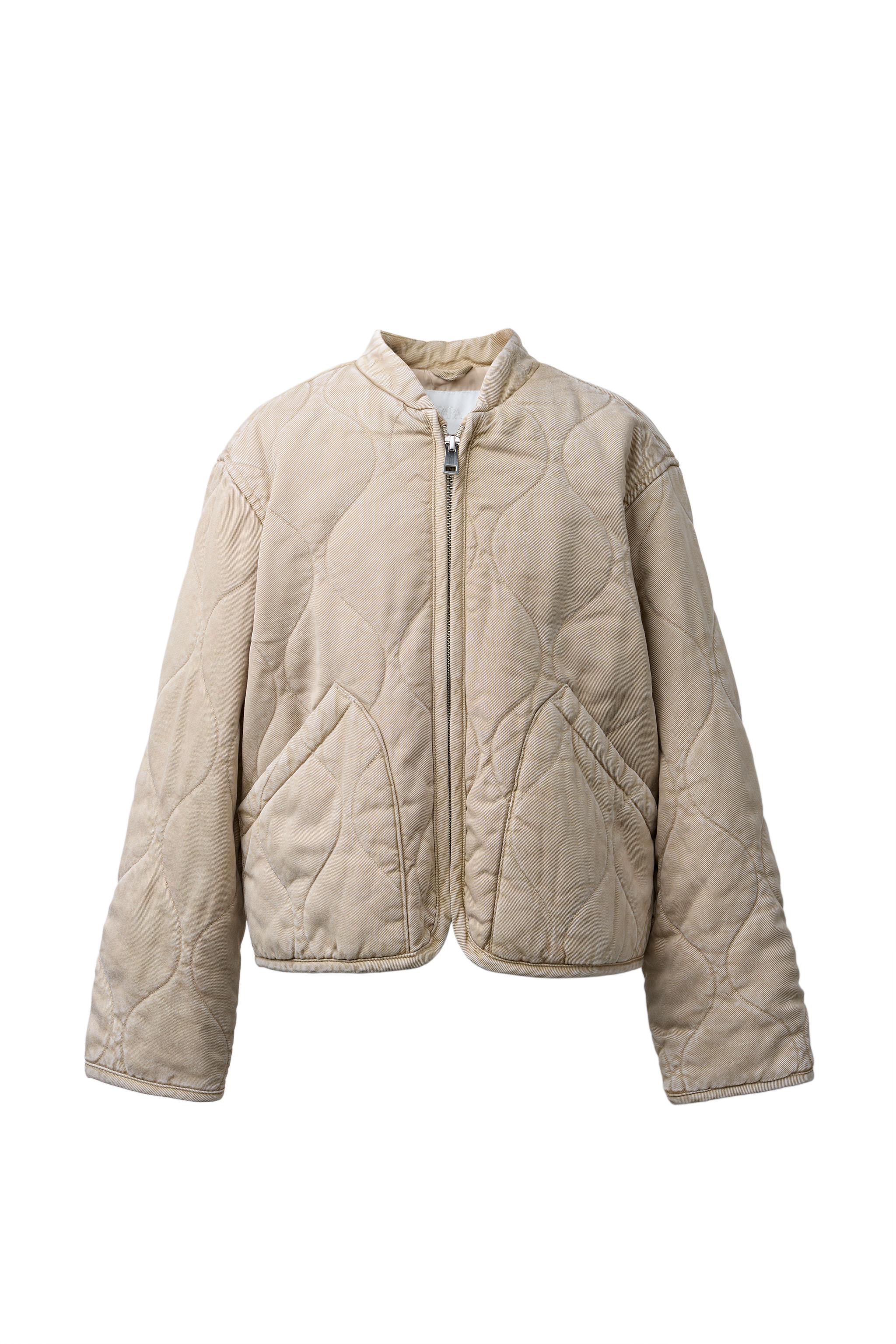 キルティング ライトジャケット - サンド | ZARA Japan / 日本