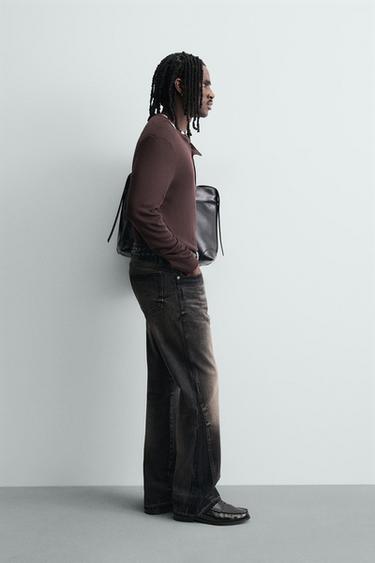 FLARE FIT JEANS - Charcoal by Zara - Image 3