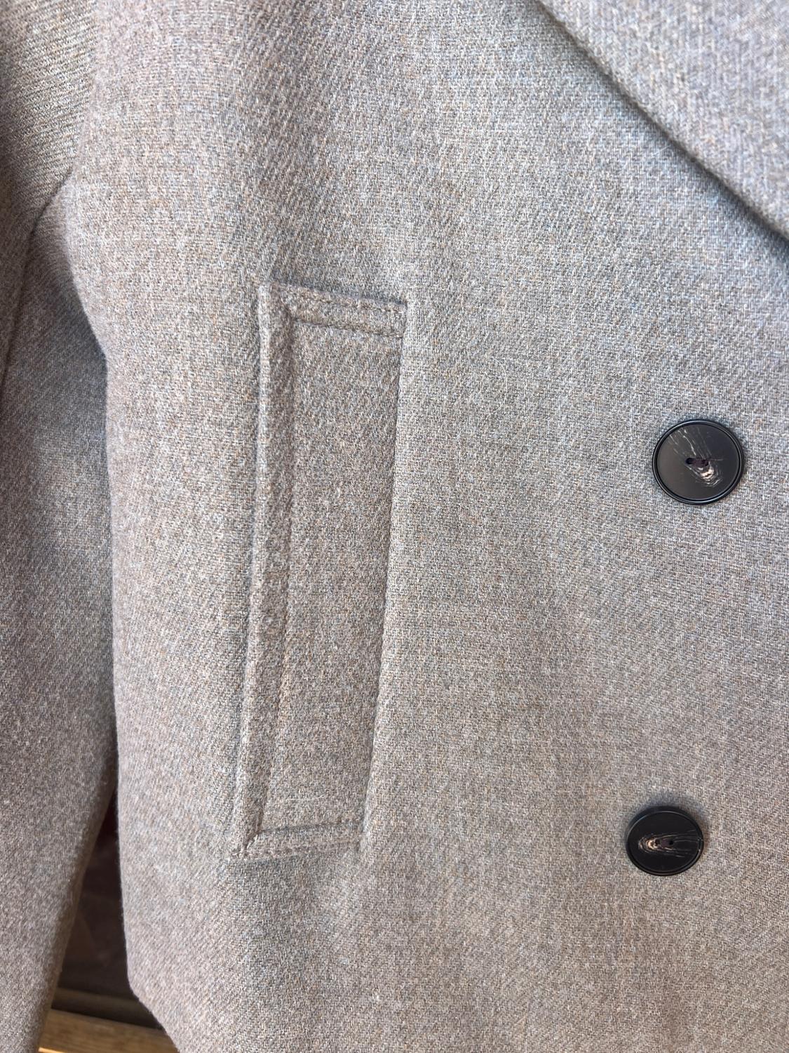 SHORT DOUBLE-BREASTED COAT - Image 3