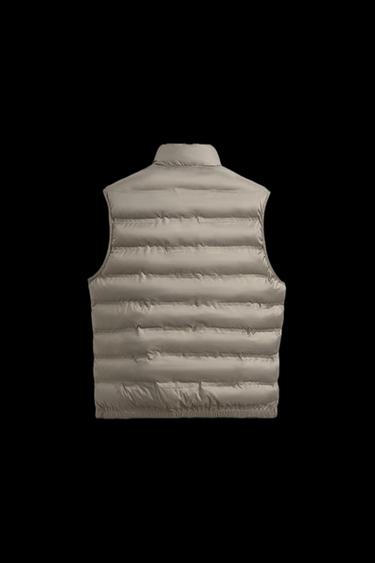 LIGHTWEIGHT WATER-REPELLENT PUFFER GILET - Greyish by Zara