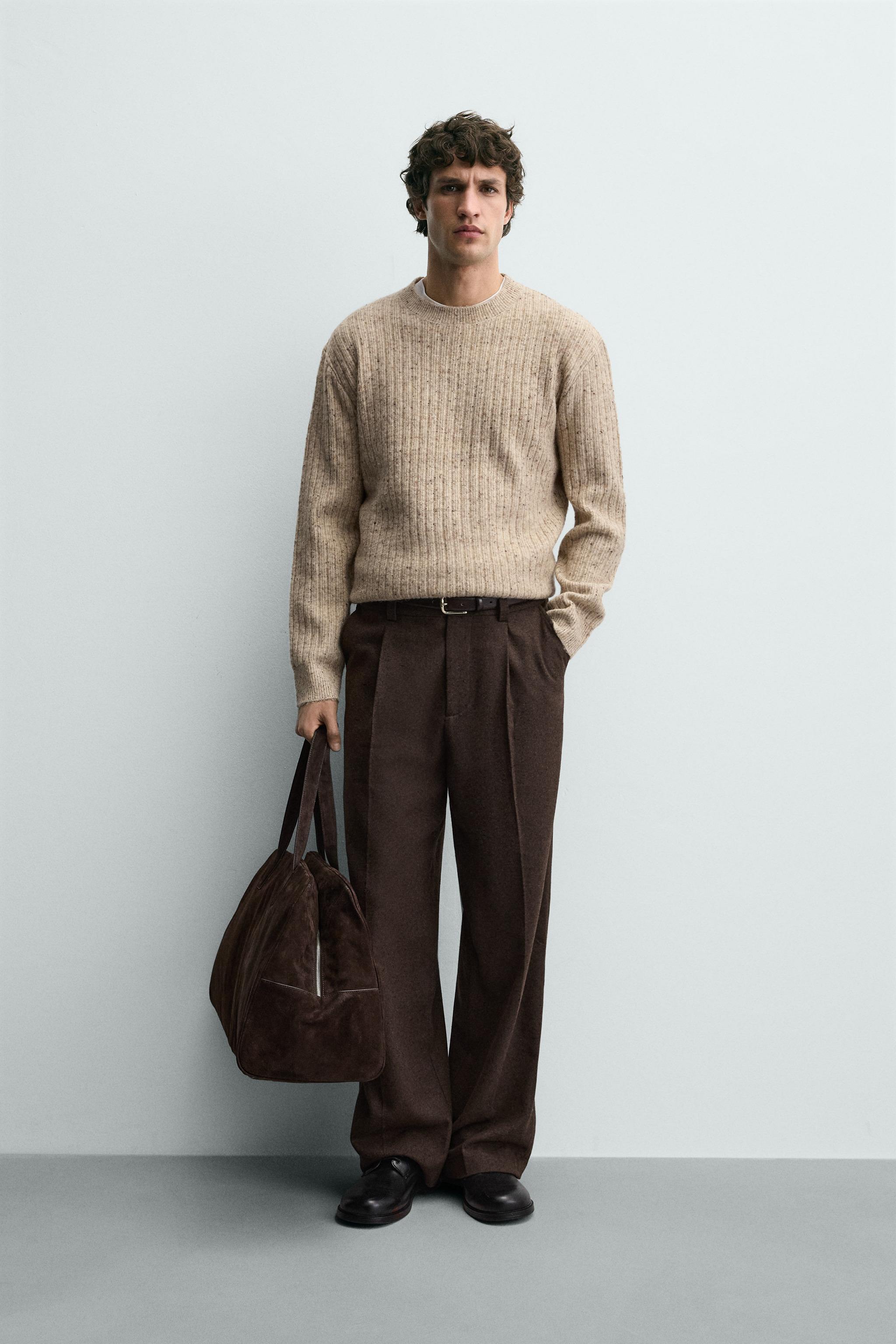 RIBBED BUTTONED JUMPER