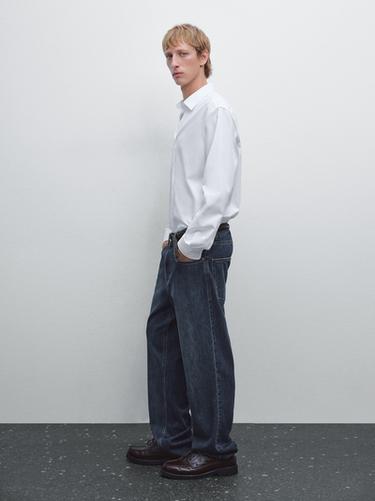 Zara Regular fit textured shirt - White - Image 0