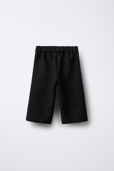 JUPE-CULOTTE DE TAILLEUR - Noir de Zara - Image 1