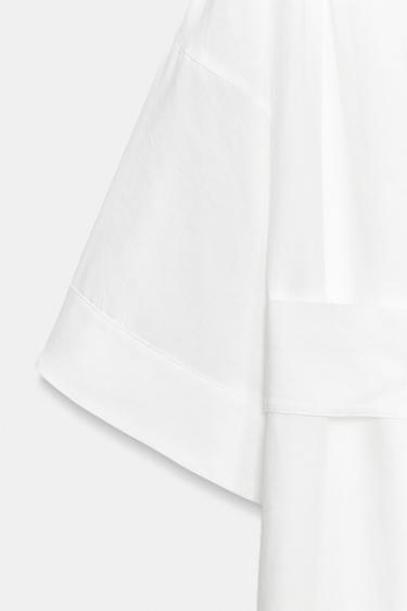 ZW COLLECTION TUNIC DRESS WITH BELT - White by Zara - Image 7