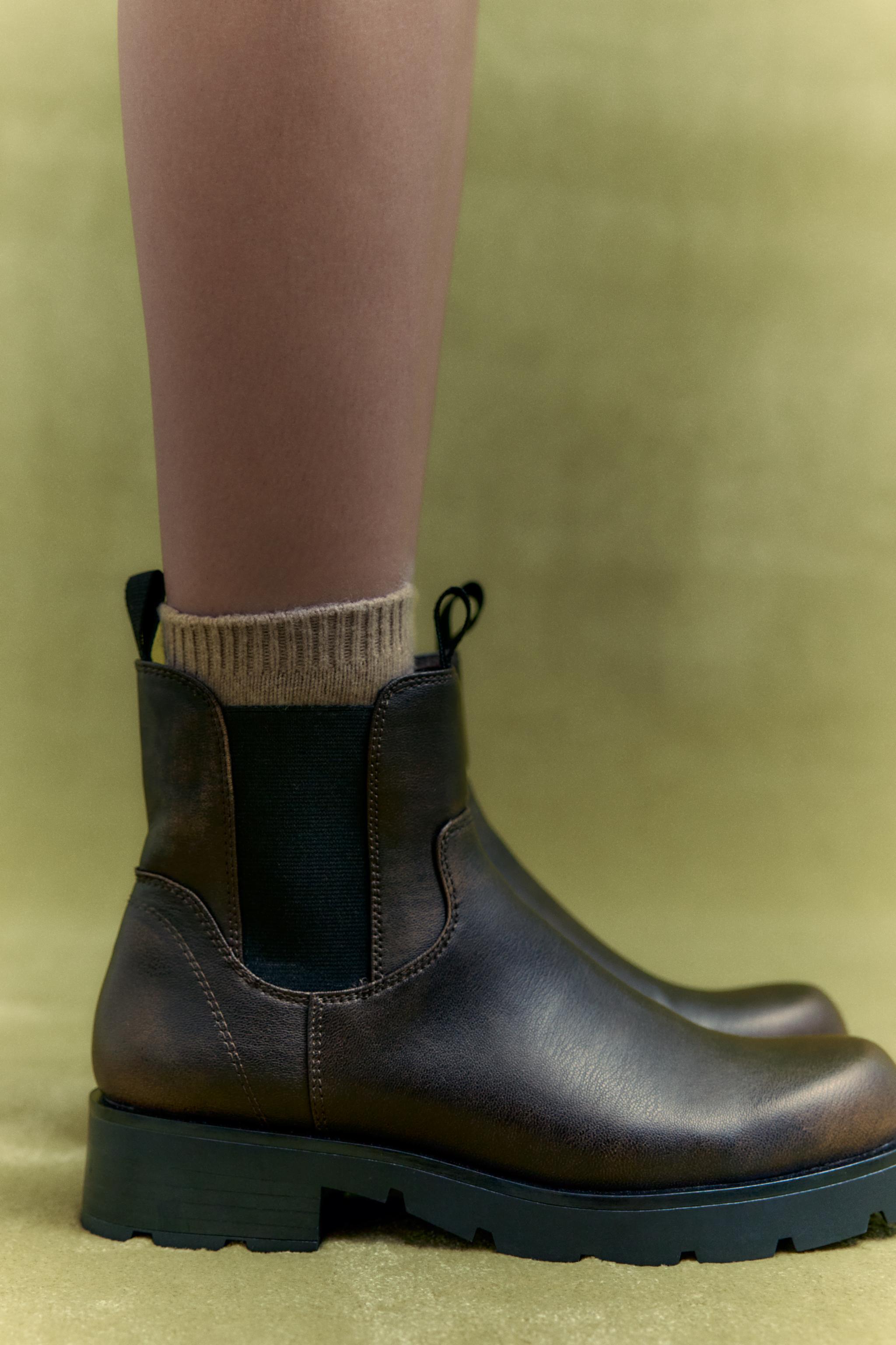 CHELSEA BOOTS - Brown | ZARA United States