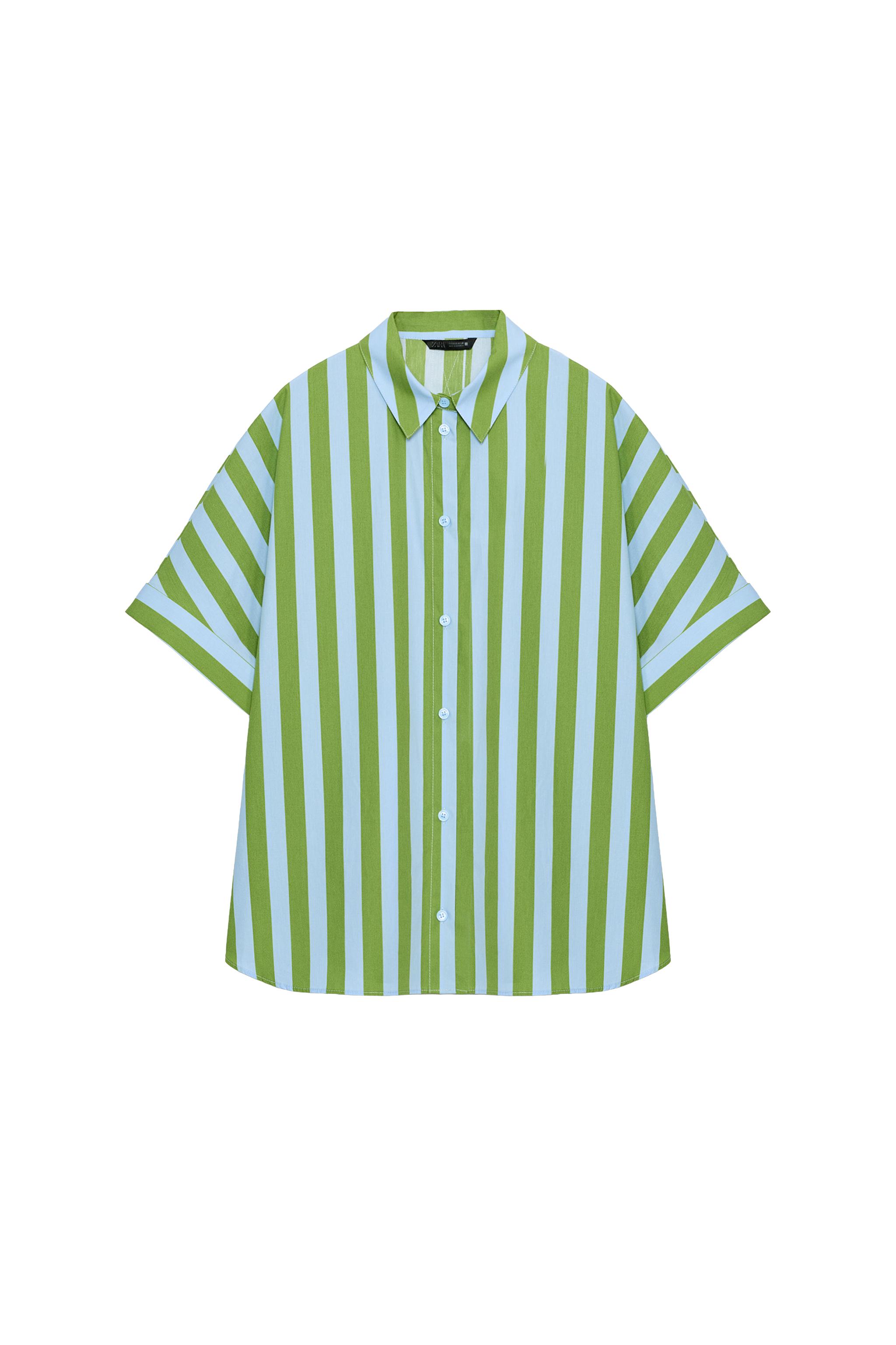 CHEMISE OVERSIZE À RAYURES