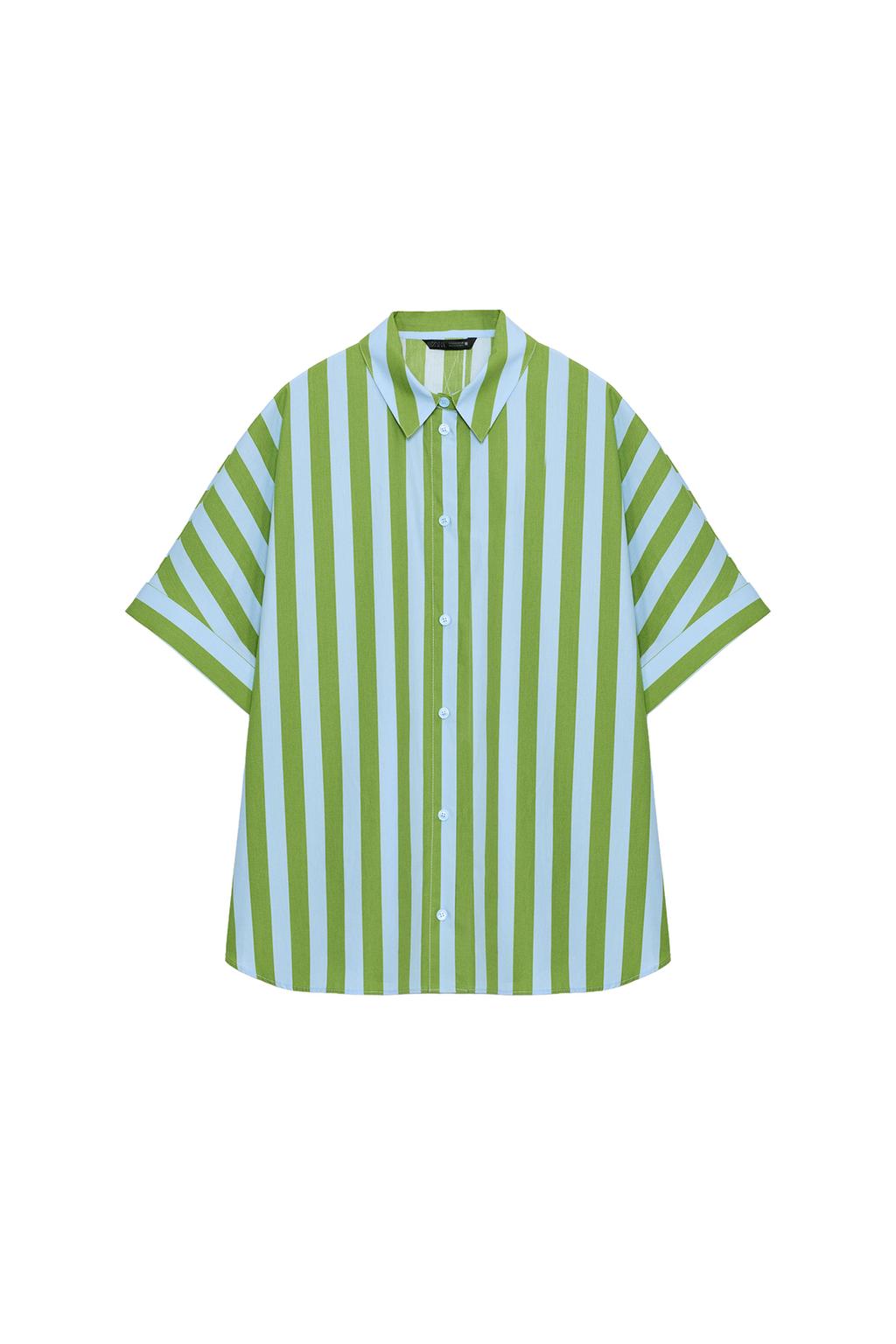 OVERSIZED STRIPED SHIRT - image 3