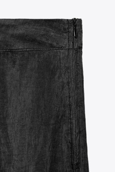 FLOWING STRAIGHT-LEG TROUSERS - Black by Zara - Image 5