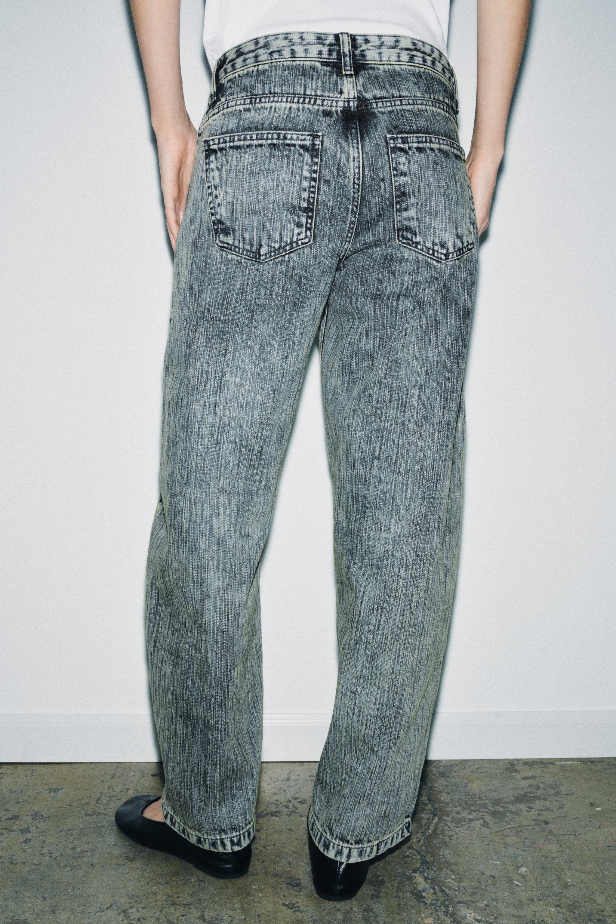 ZW COLLECTION RELAXED BALLOON MID-RISE JEANS