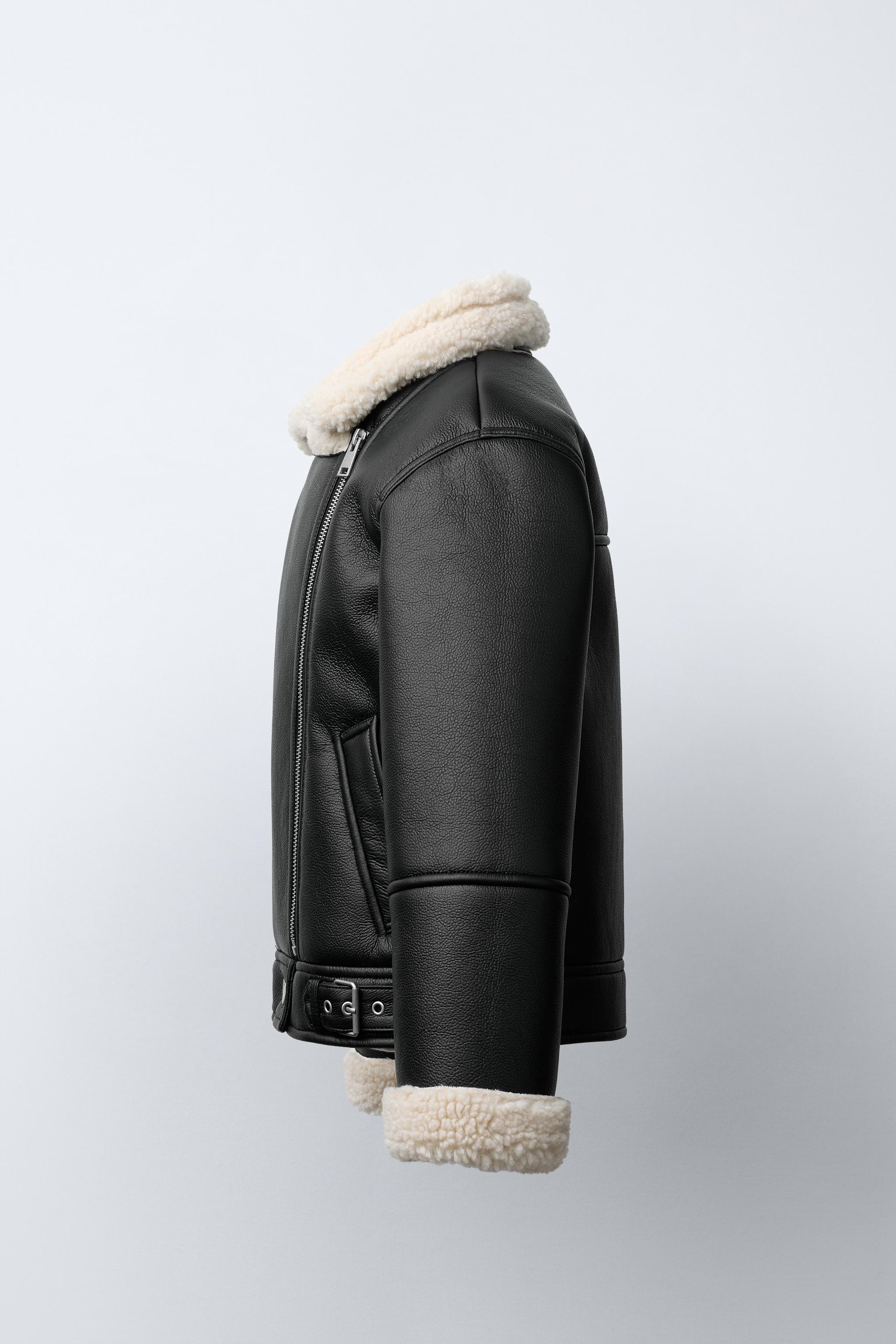 「ZARA KIDS」DOUBLE-FACED BIKER JACKET Zara Kids Girl Double Faced Biker Jacket Black 4341/601 | eBay