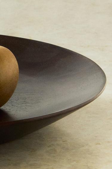 WOODEN SERVING DISH - Brown by Zara