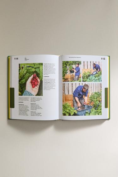 LIVRE THE SELF SUFFICIENCY GARDEN - Vert chiné de Zara - Image 2