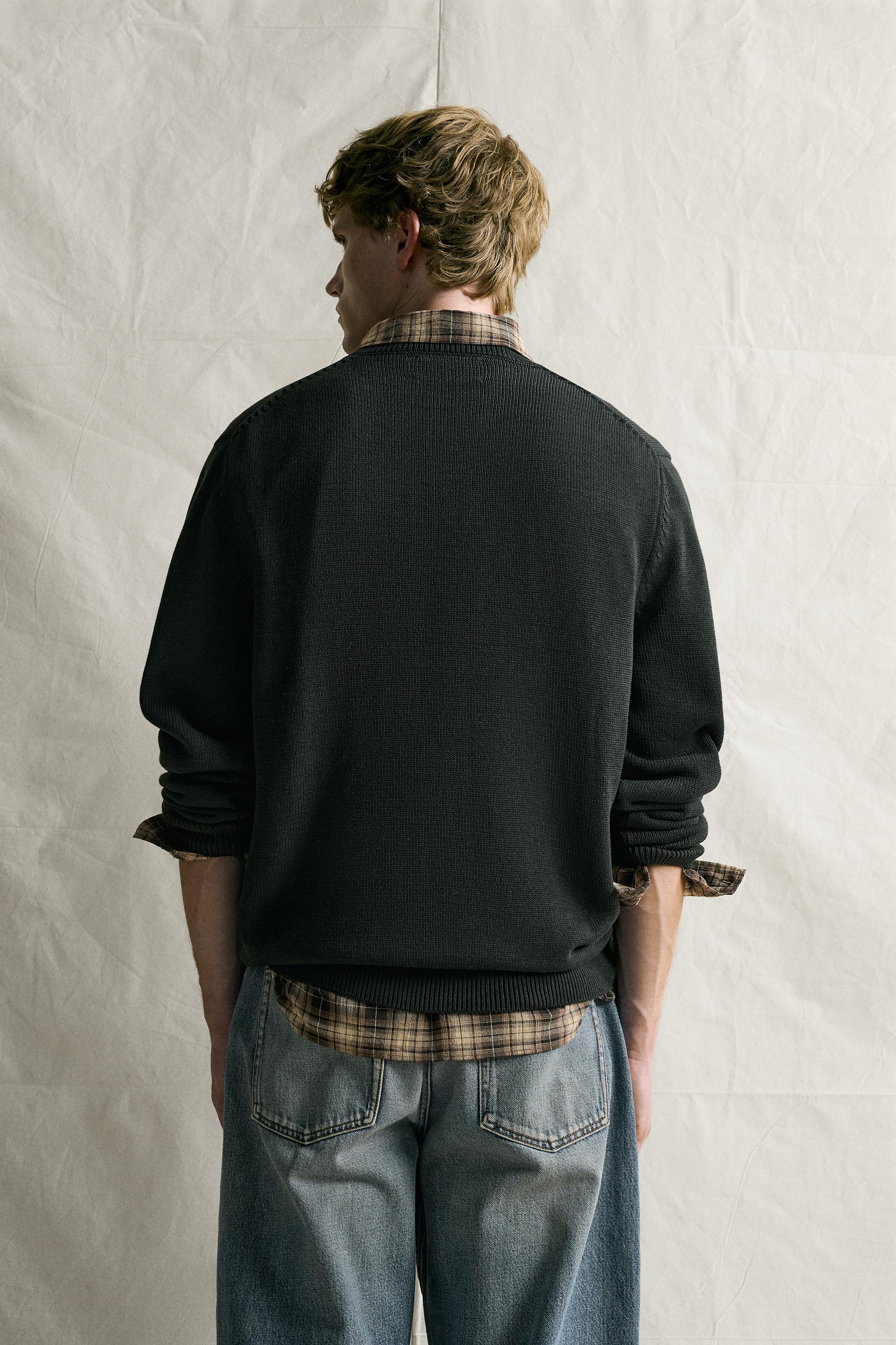 100% COTTON REGULAR FIT SWEATER
