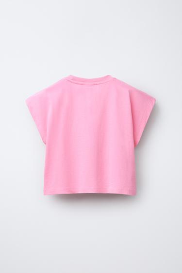 ENSEMBLE T-SHIRT COURT ET BERMUDA IMPRIMÉ - Rose de Zara - Image 2