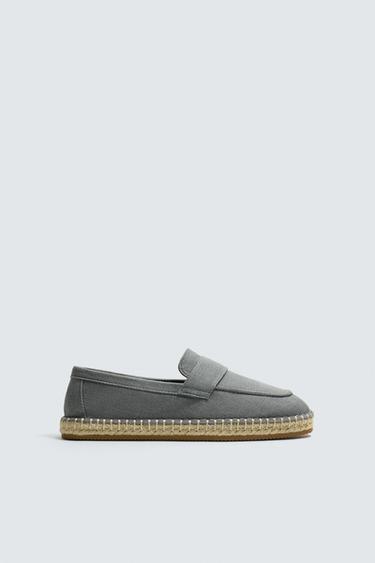 Zara FABRIC ESPADRILLES - Blue