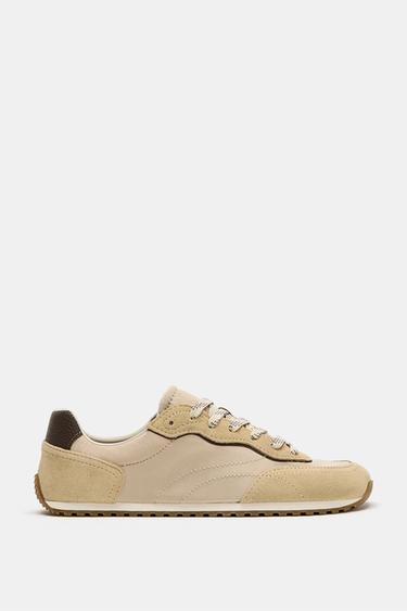 BAREFOOT RUNNING TRAINERS - Brown by Zara