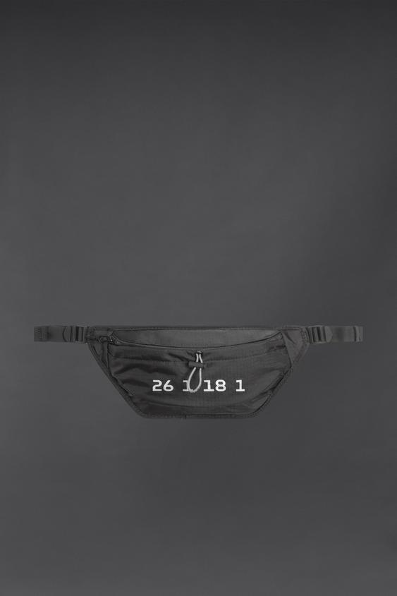 NYLON BELT BAG Black ZARA New Zealand