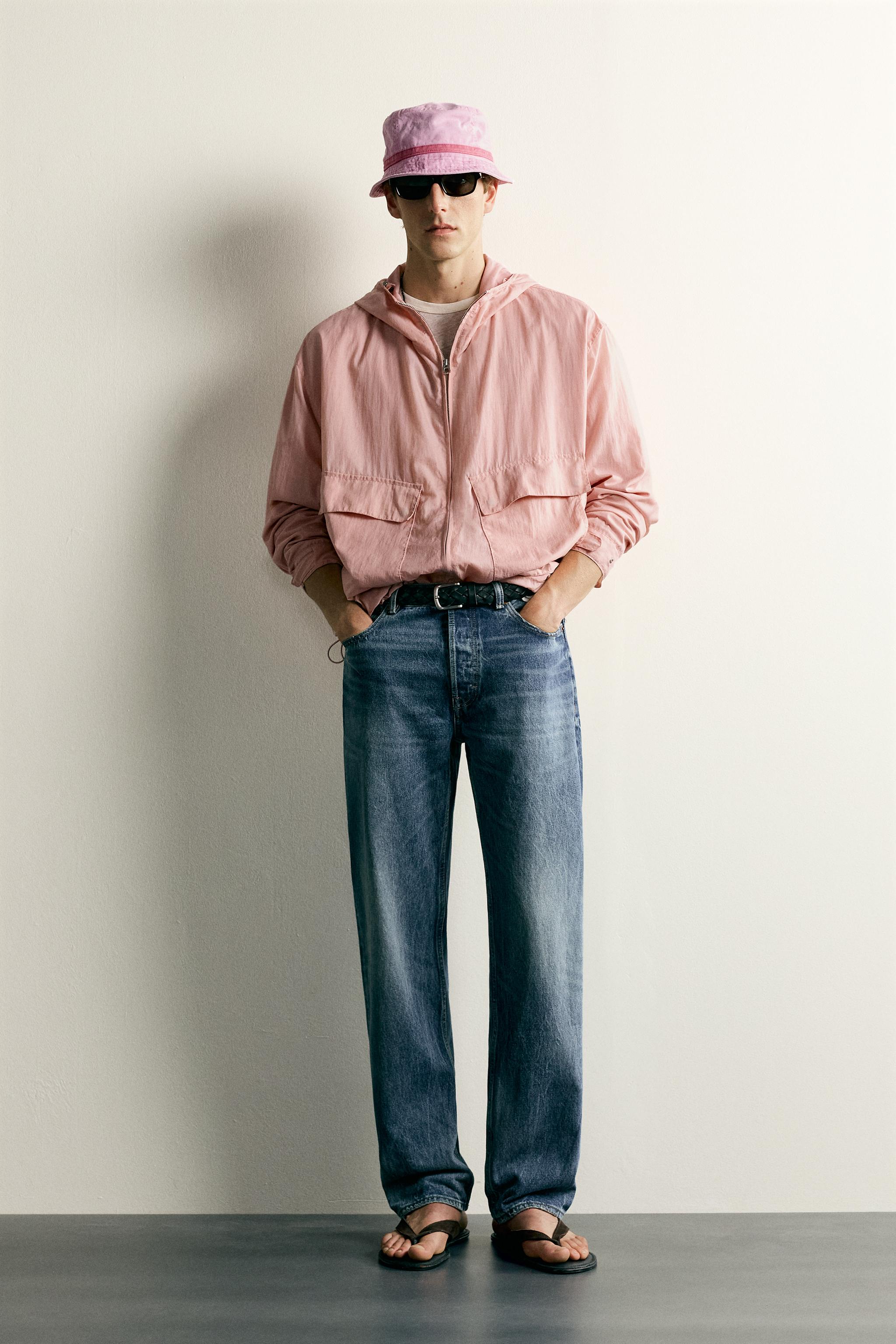 テクニカル クロップドフィット ジャケット - ピンク | ZARA Japan / 日本