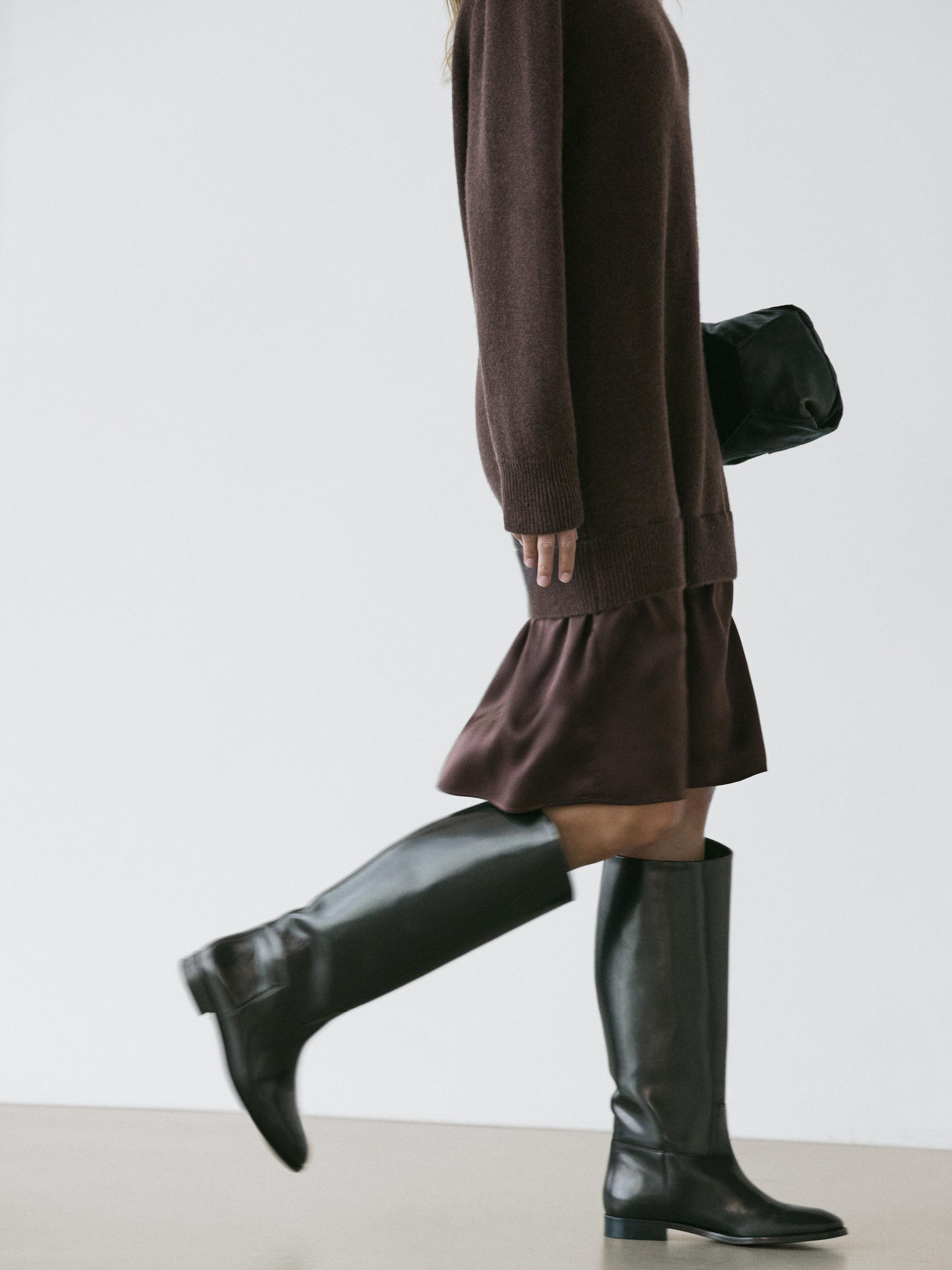 100% cashmere sweater dress