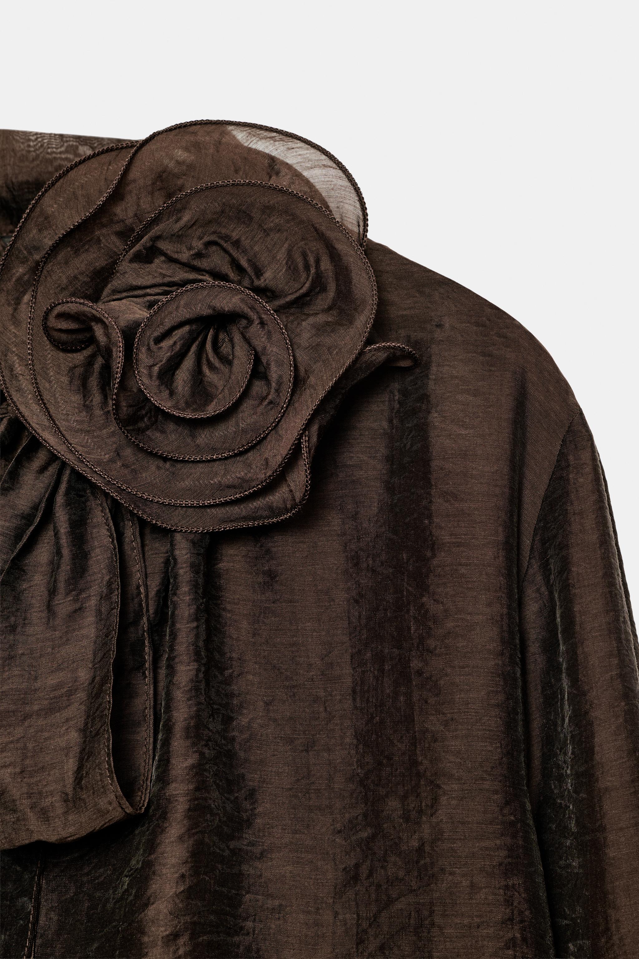 BLOUSE À NŒUD FLORAL