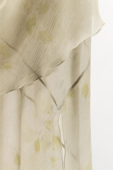 FLORAL PRINT CAPE DRESS - Printed by Zara - Image 7