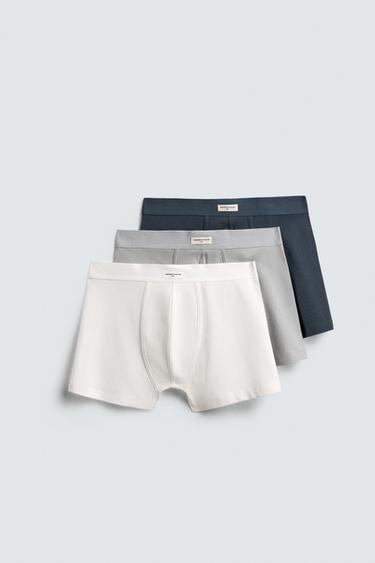 3-PACK OF SOFT BOXERS - various by Zara
