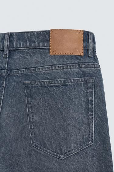 STRAIGHT ANKLE FIT JEANS - Blue / Grey by Zara - Image 9