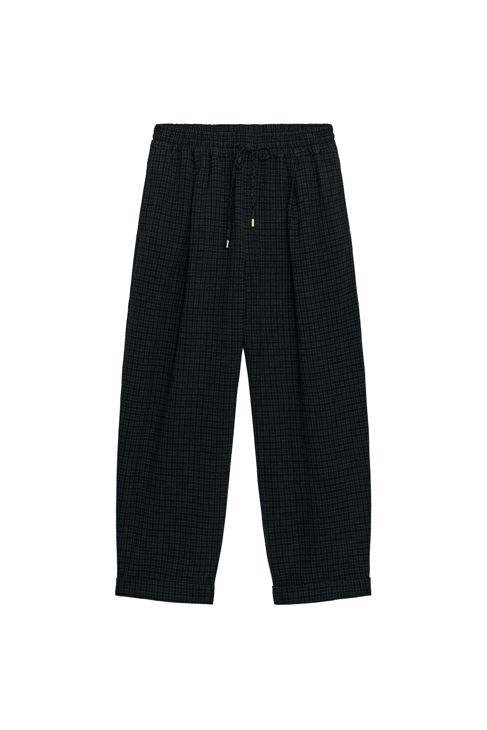 PANTALÓN CUADROS VUELTA BAJO