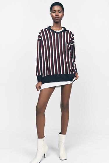 STRIPED POLO NECK JUMPER - Multicoloured by Zara - Image 0