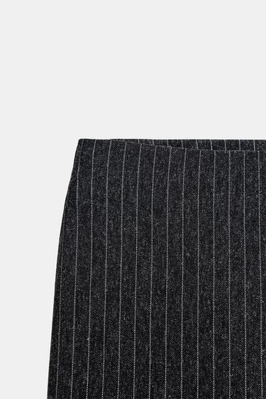 PANTALON FLARE INTERLOCK - Chiné foncé de Zara - Image 6