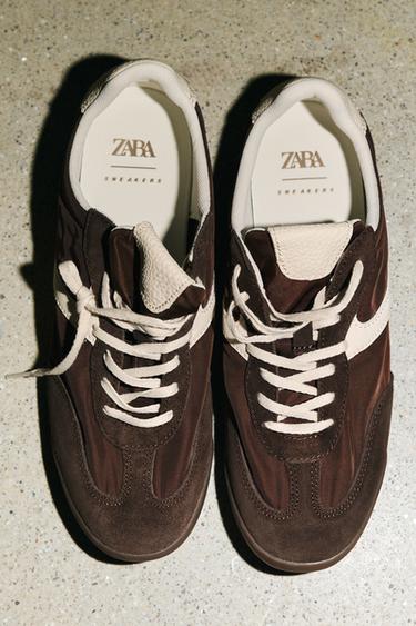 SOFT RUNNING TRAINERS - Brown by Zara